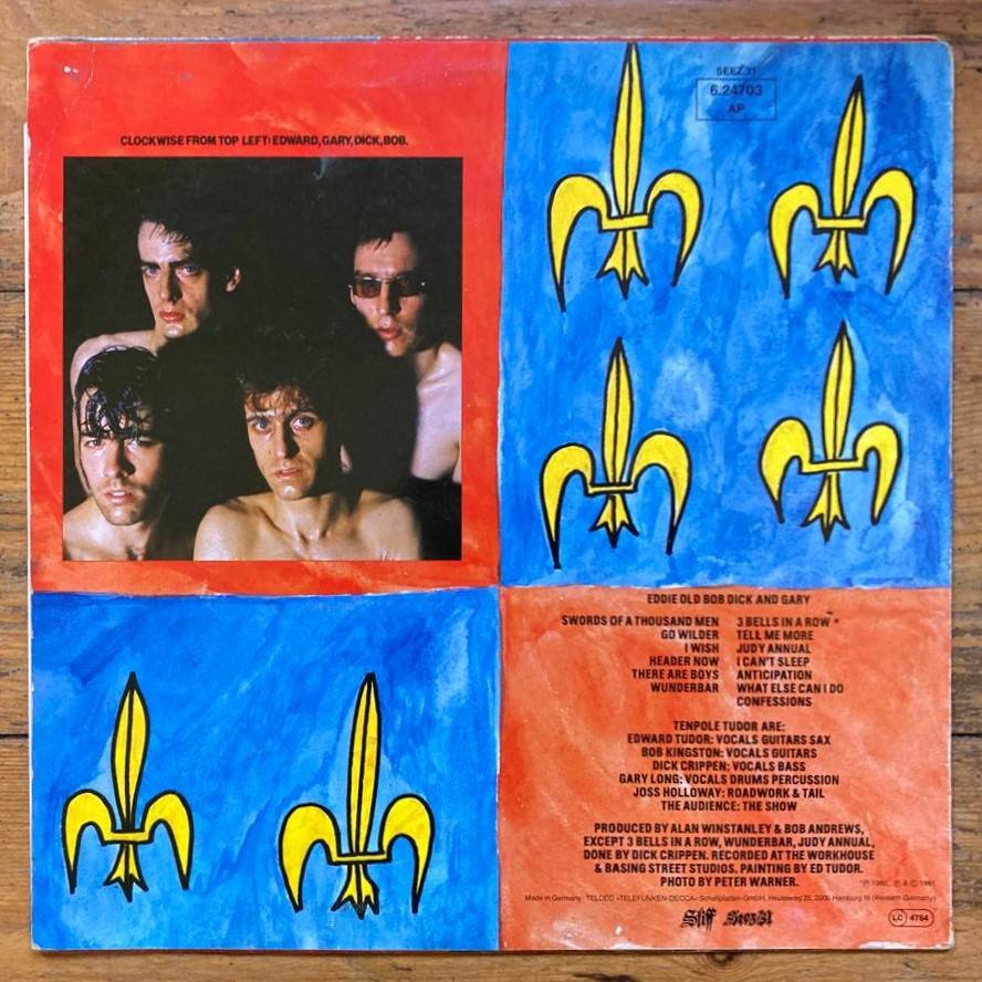 Tenpole Tudor - Eddie, Old Bob, Dick & Gary LP/Album (1981 German import) VG+/VG