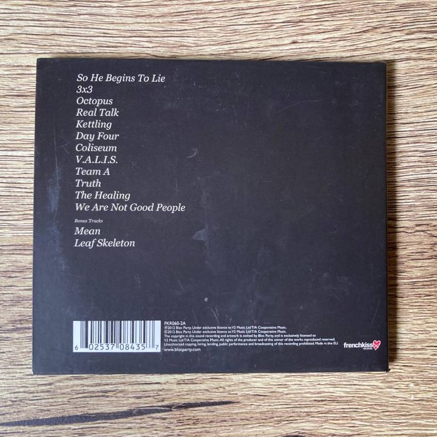 Bloc Party - Four CD/Album (2012 UK import) VG+/VG