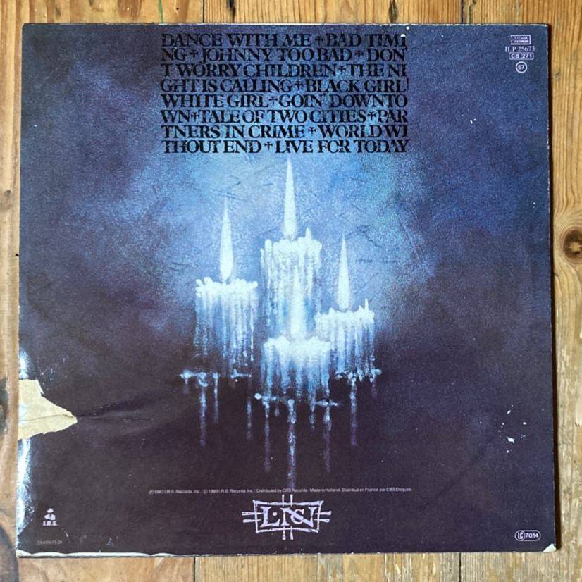 Lords Of the New Church - Is Nothing Sacred? LP/Album (1983 Euro import) VG/G+