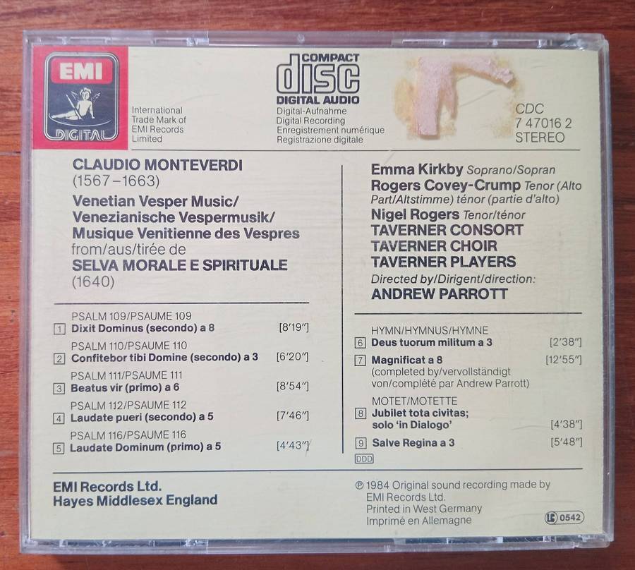 Monteverdi: Selva Morale e Spirituale