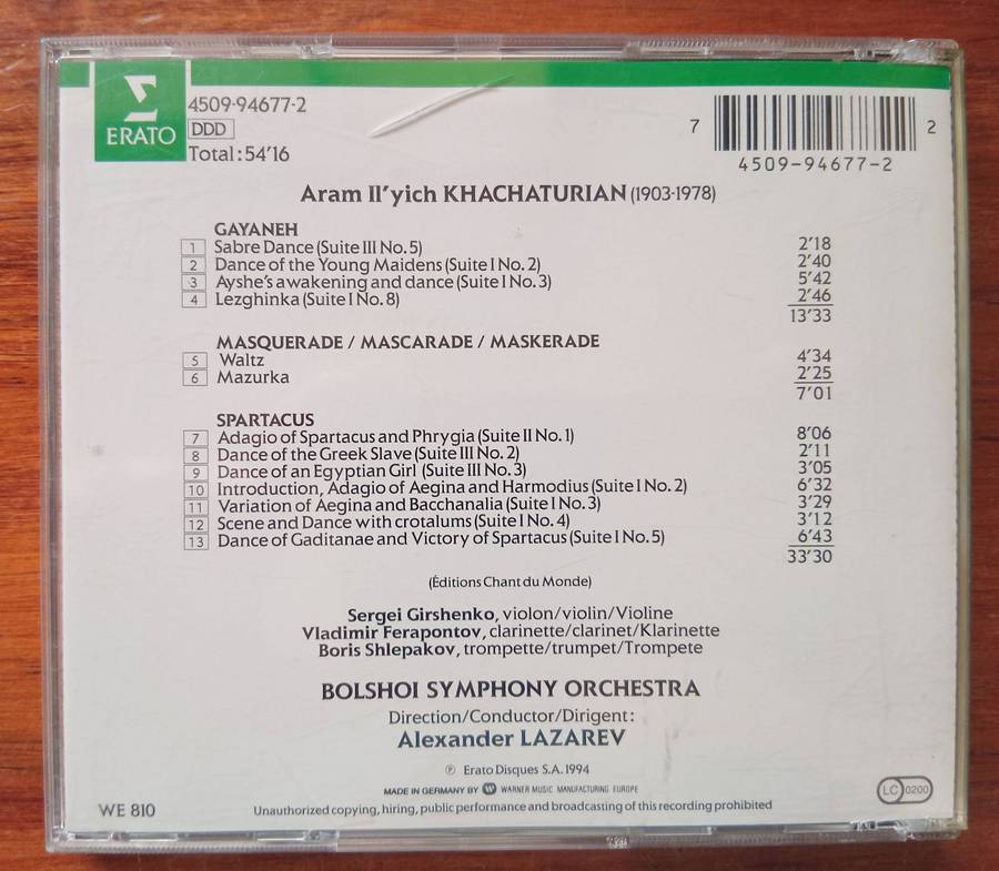 Khachaturian: Selections from Ballets