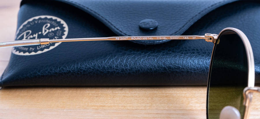 Ray-Ban Round Metal RB3447 Polarized 112/4L 53-21 145