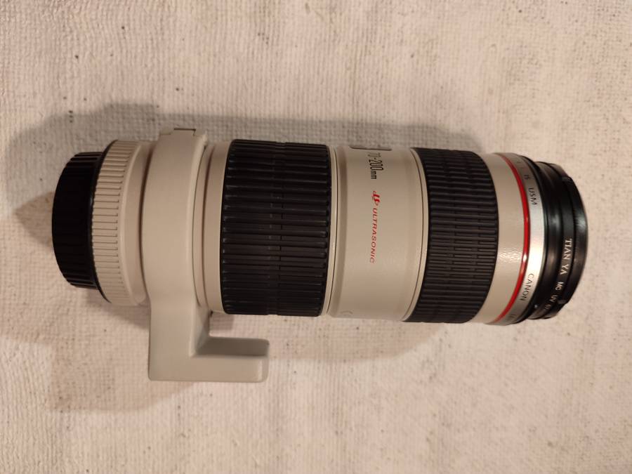 Canon EF 70-200mm F4 L IS USM With Original Lens Hood & Tripod Bracket