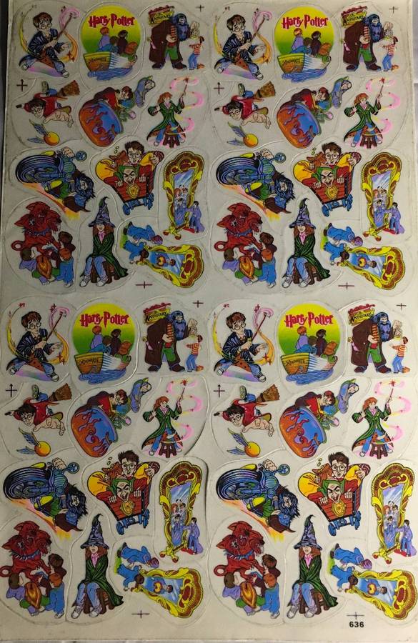 Harry Potter A4 Vintage Stickers. 638