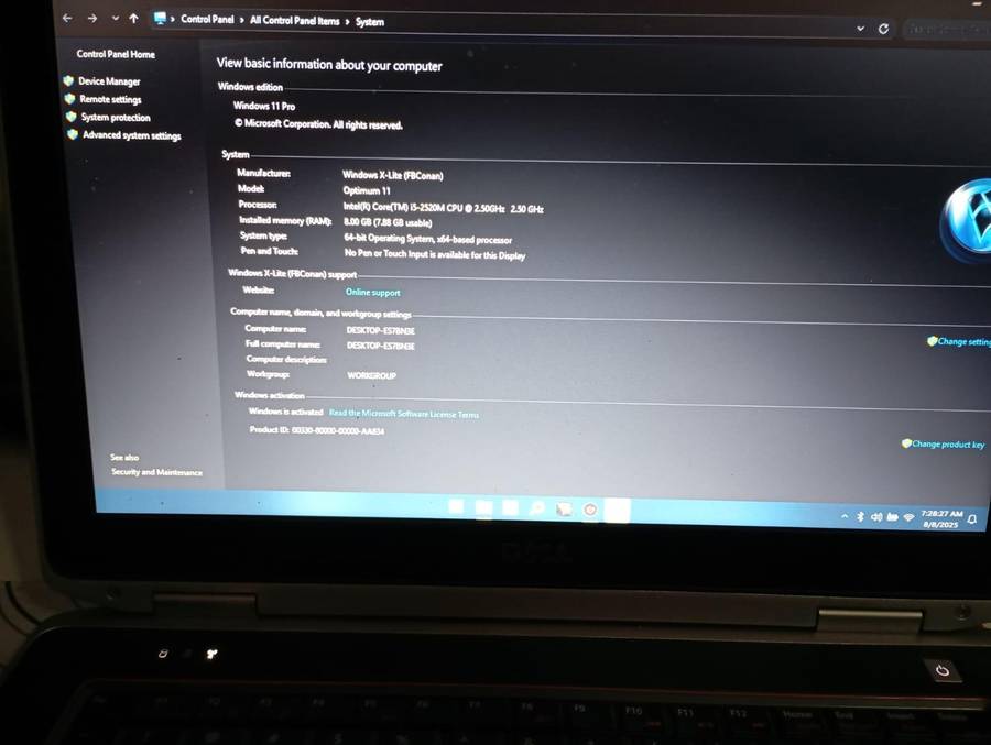 Dell latitude E6420 laptop i5