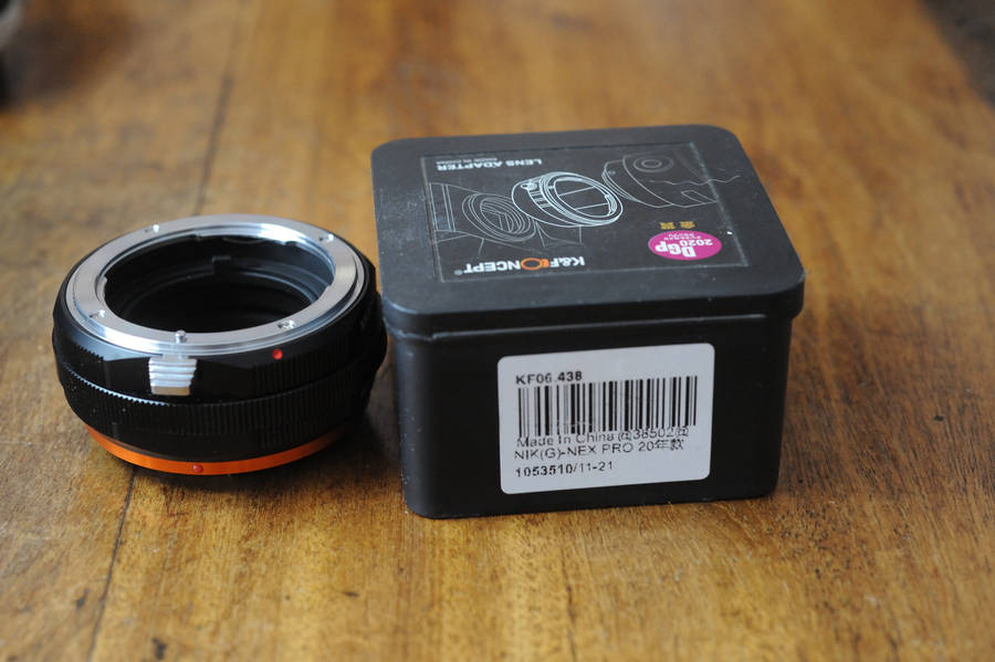 K&F NEX Adapter for Nikon F-Mount Lenses including Nikon 'G' Lenses