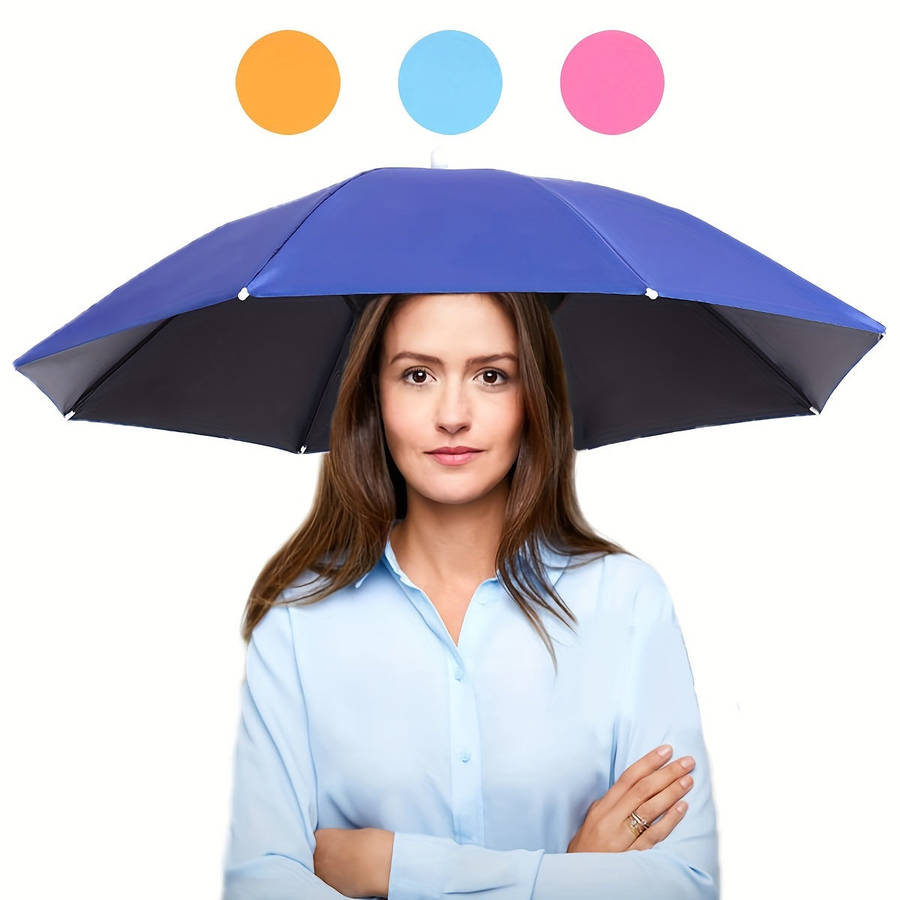 Foldable Large Umbrella Hat