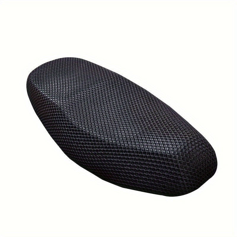 1pc Non-Slip Breathable Honeycomb Mesh Seat Cover Battery Car Sun Protection Seat Cover Electric Mot