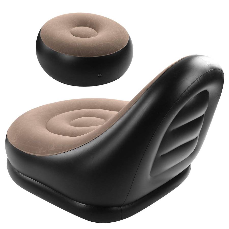 Inflatable Air Cushion Seat With Leg Rest
