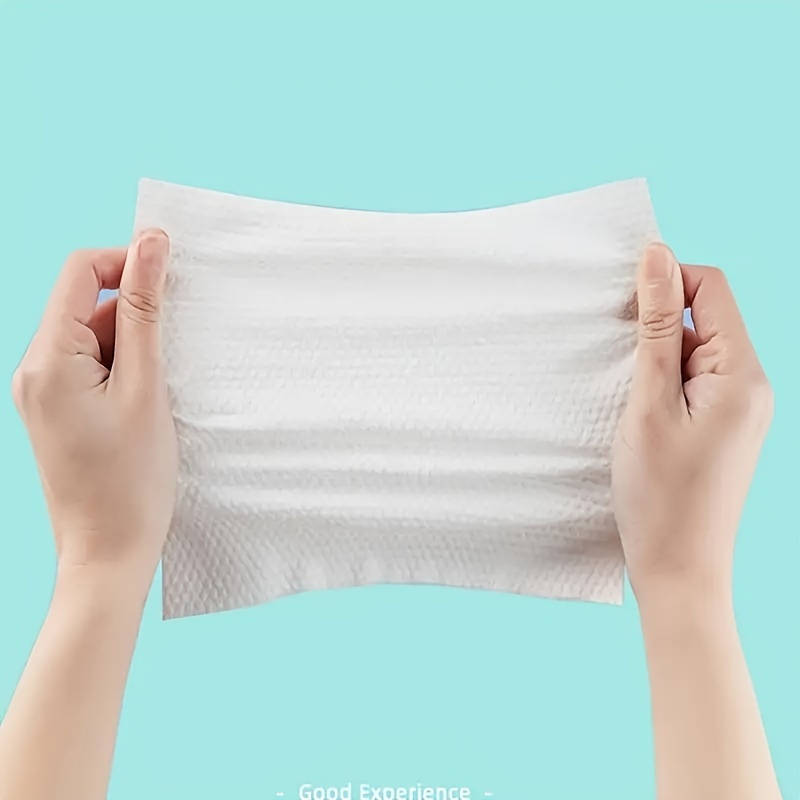 100pcs Premium Organic Disposable Face Towels