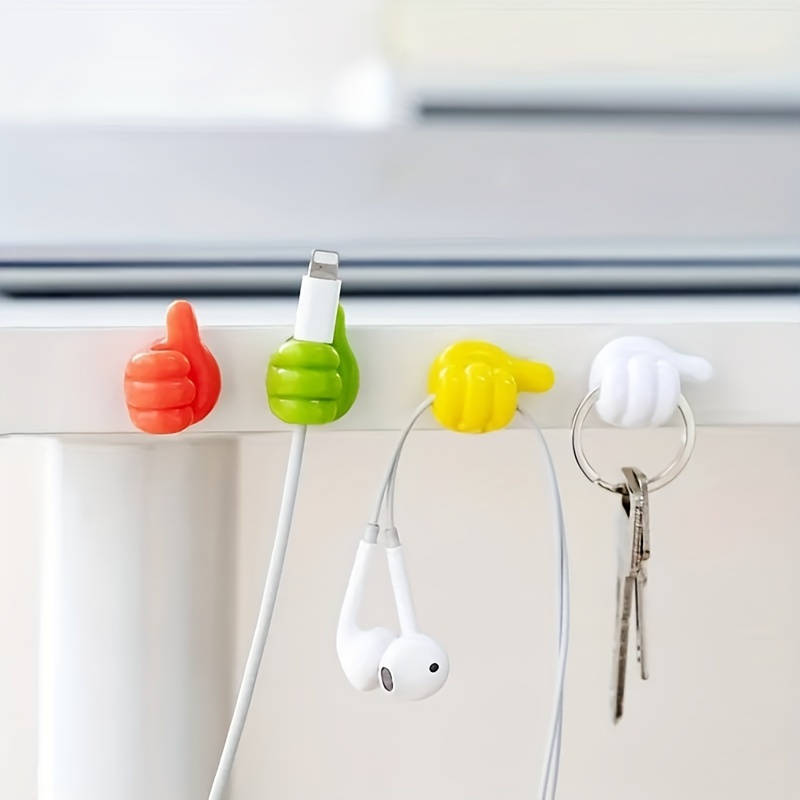 20pcs Value Pack Multifunctional Thumb Wall Hooks