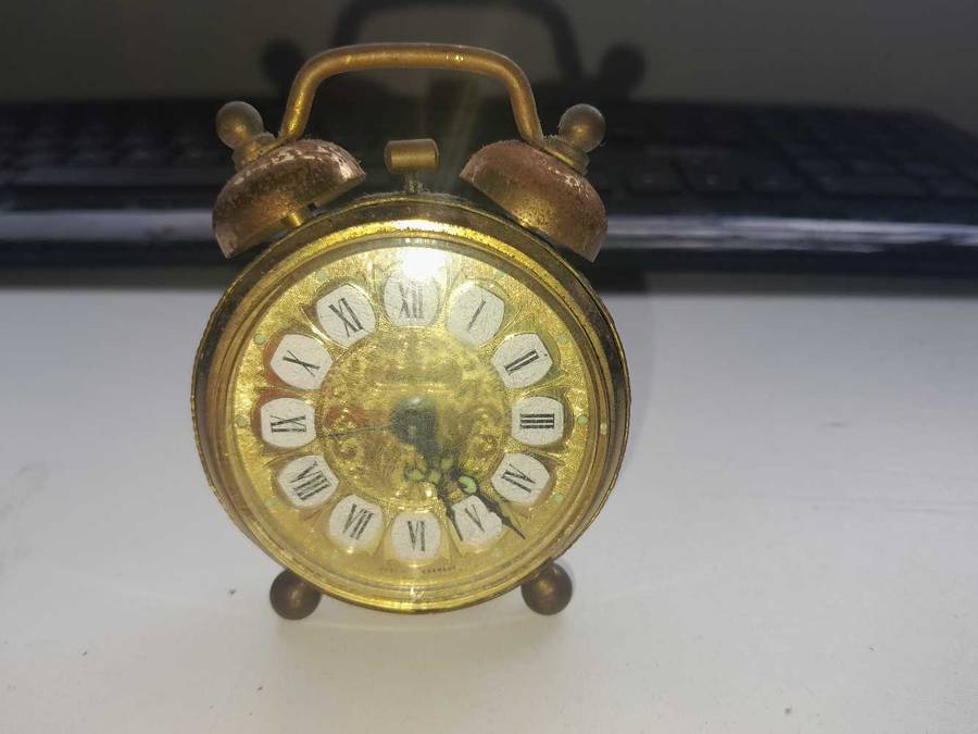 Vintage blessings alarm clock