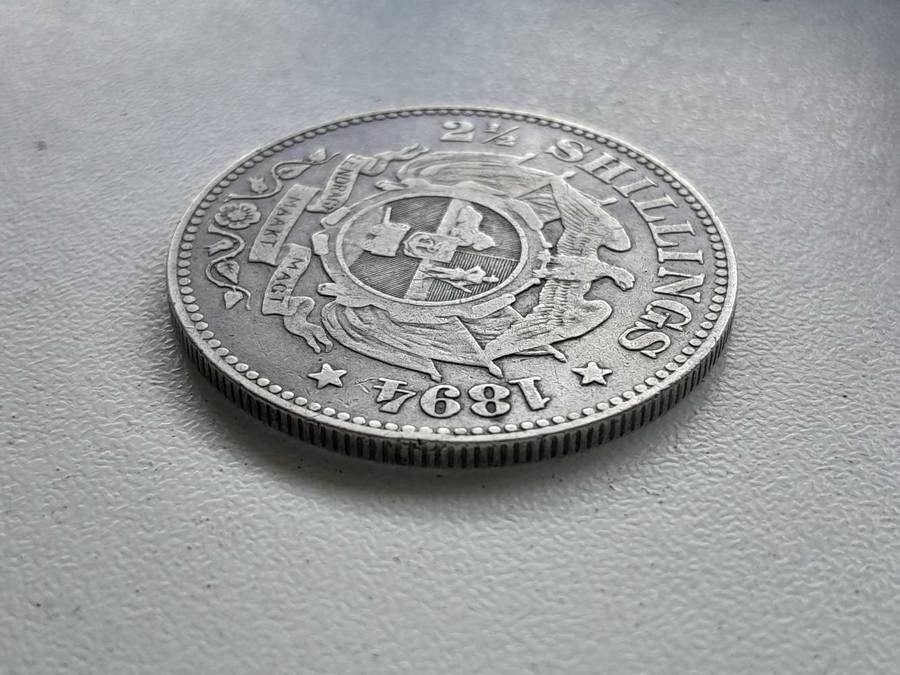 Paul Kruger 1894 2 1/2 Shillings