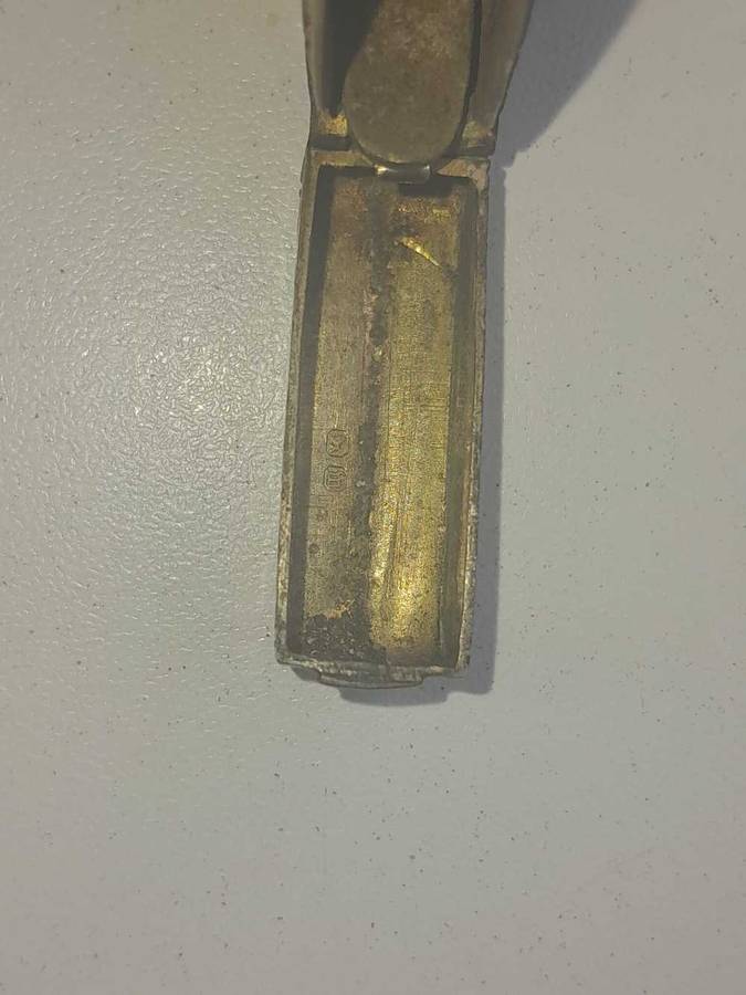 VIintage Sliver match box