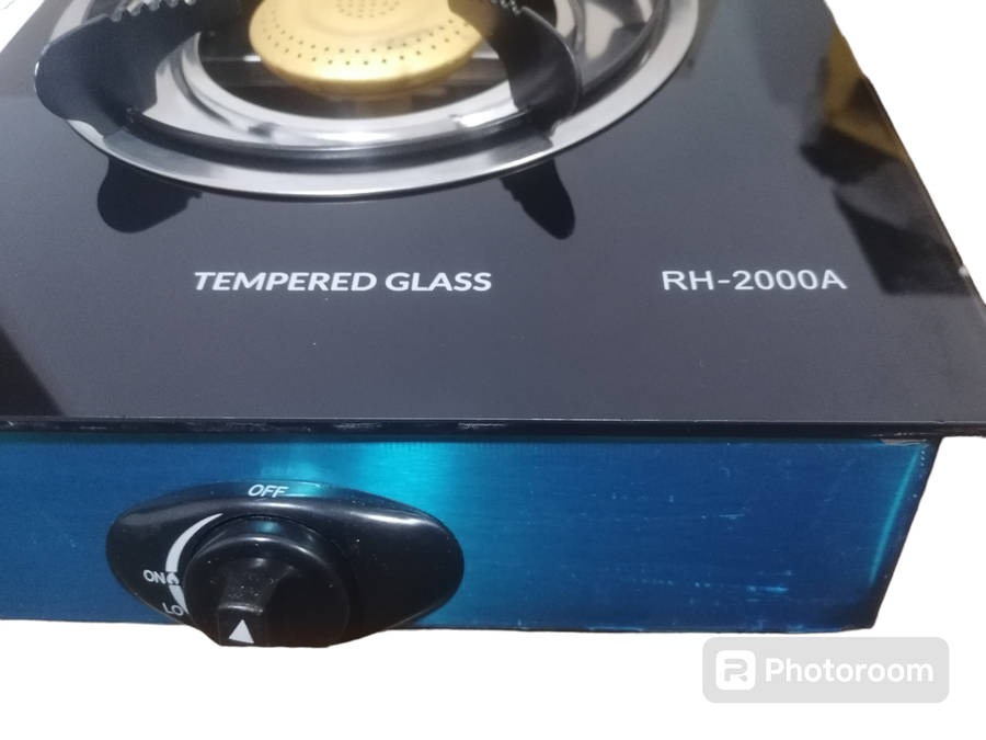 2 Burner Tempered Glass Automatic Gas Stove