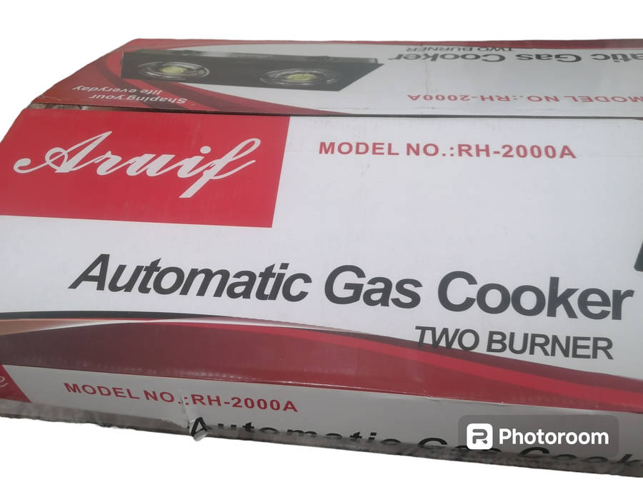 2 Burner Tempered Glass Automatic Gas Stove