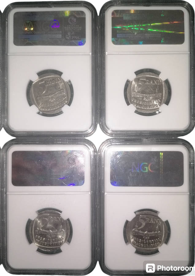 NGC Graded R5 Coins x 8
