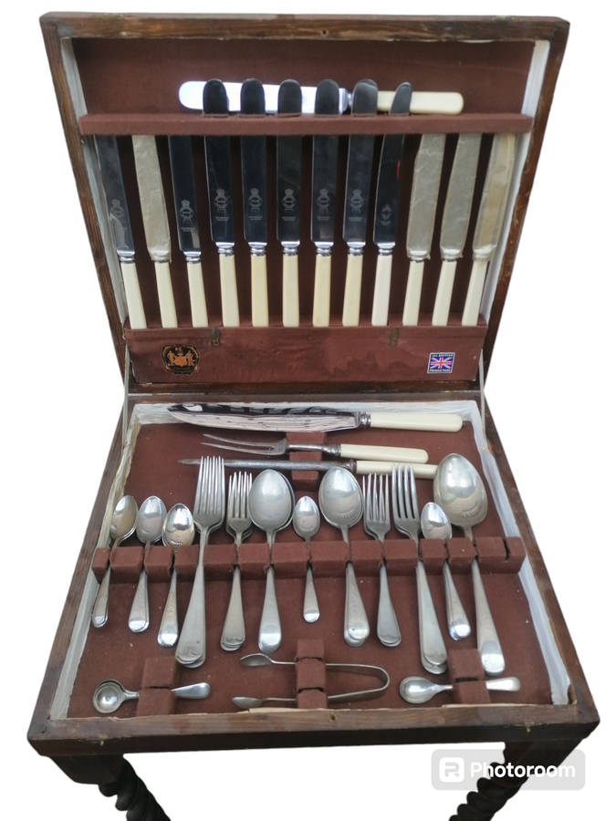 49 Piece All British Sheffield Cutlery Set