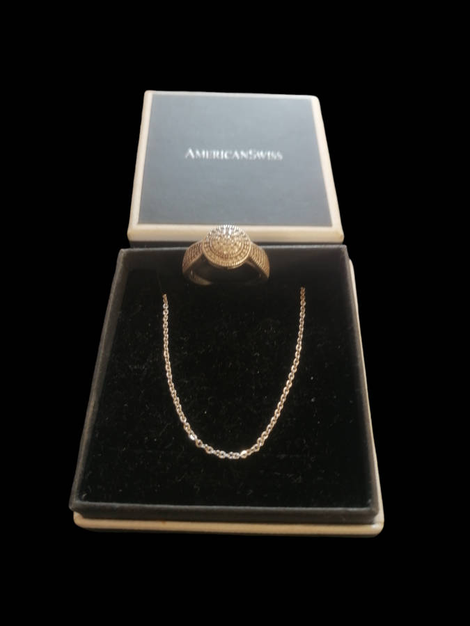 925 Silver Necklace & Ring!!!