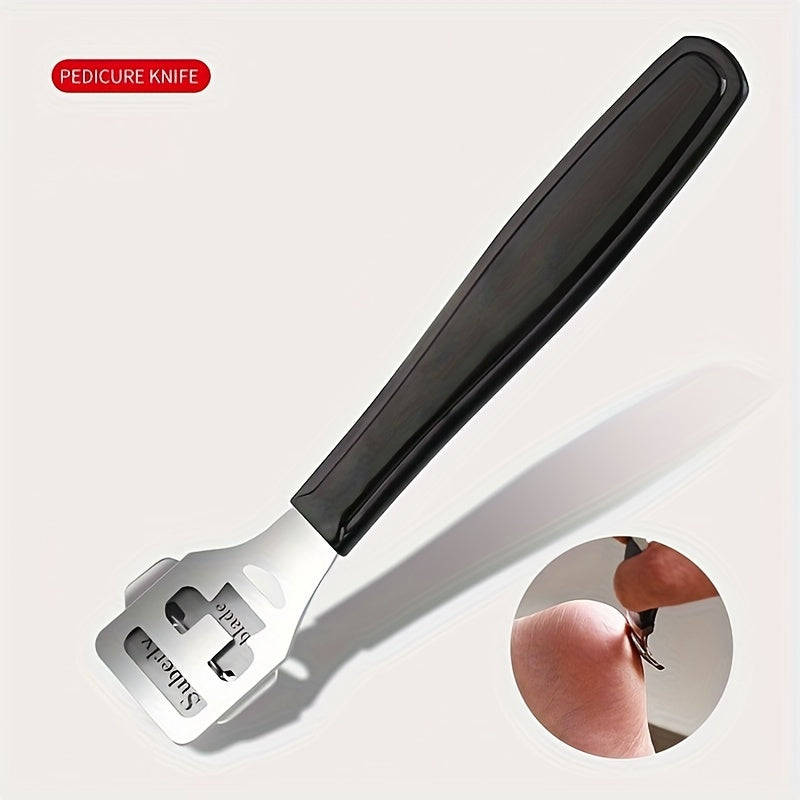 10 Pieces Stainless Steel Foot File Set - Professional Unscented Pedicure Tools For Dead Skin Remova