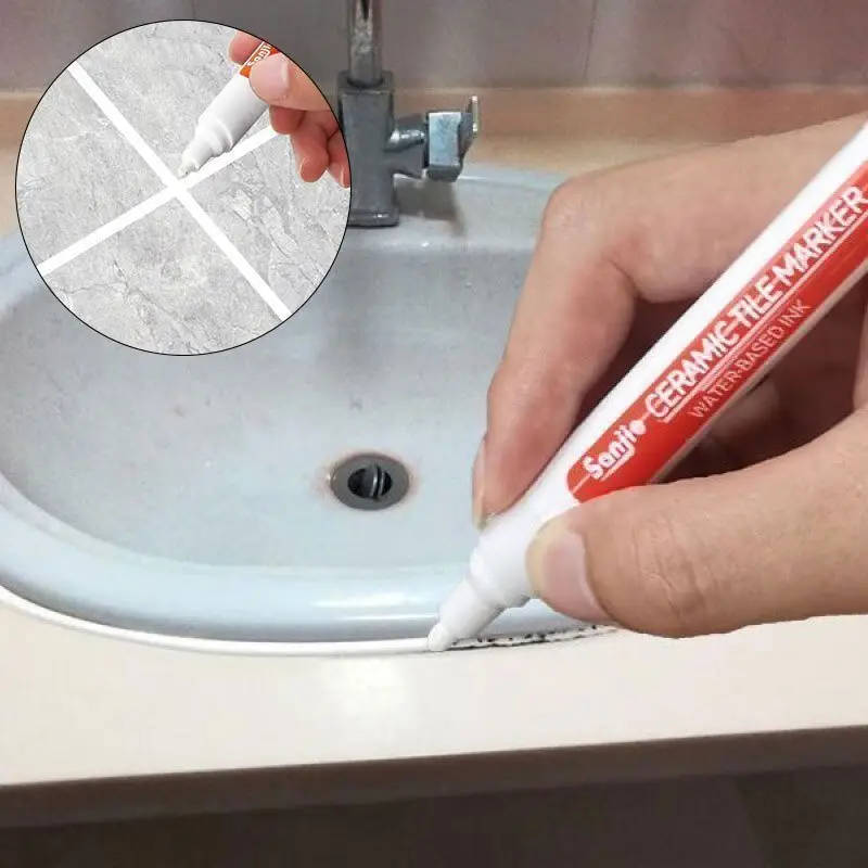 1pc Waterproof and Mildew Proof Tile Caulking Pen