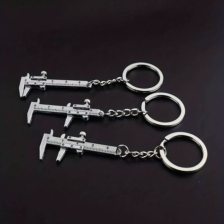 Precise 0-40mm Measuring Tool With Keychain - 1pc Mini Pocket Vernier Caliper
