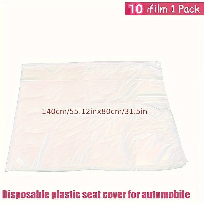 Convenient 10-Pack Disposable Car Seat Covers
