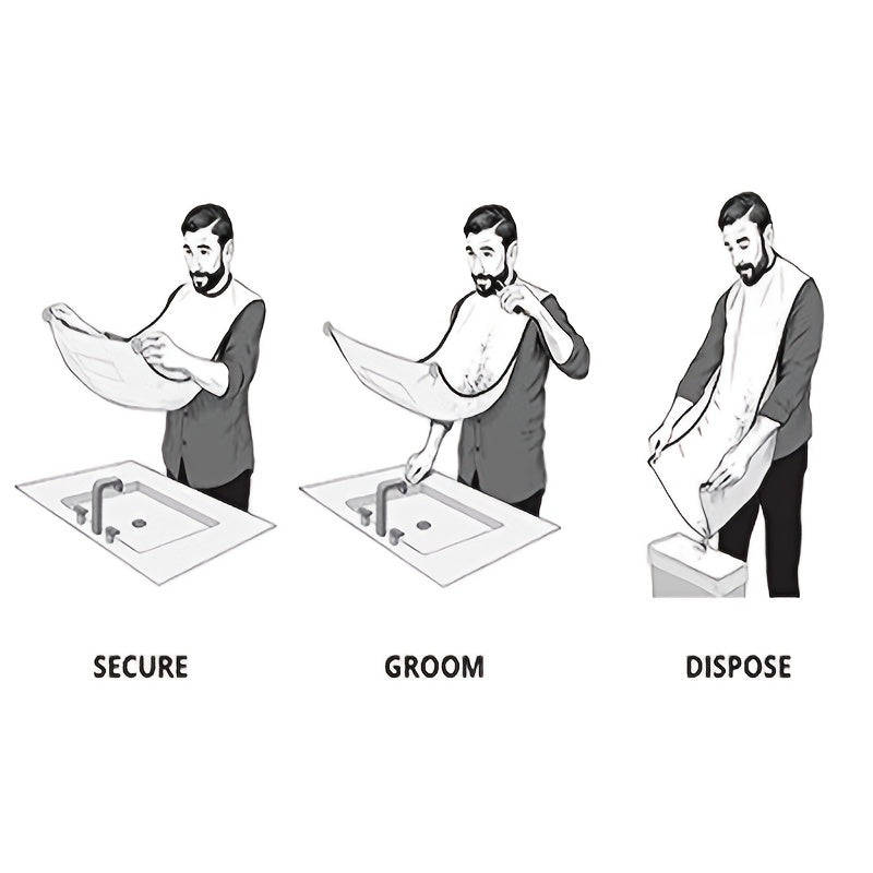 Handy Non-Stick Beard Bib