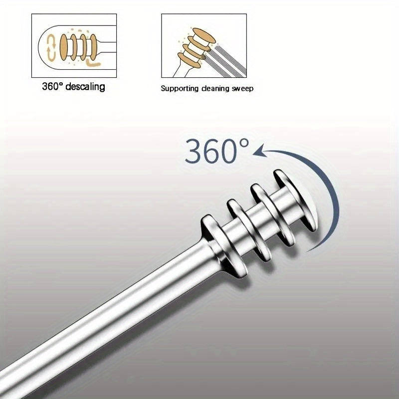 Portable 6-Piece Stainless Steel Earwax Removal Kit