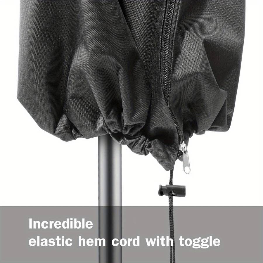 1pc Waterproof Umbrella Cover - Uv Protection, Dustproof, Fits 84-125 Inch Market Umbrellas