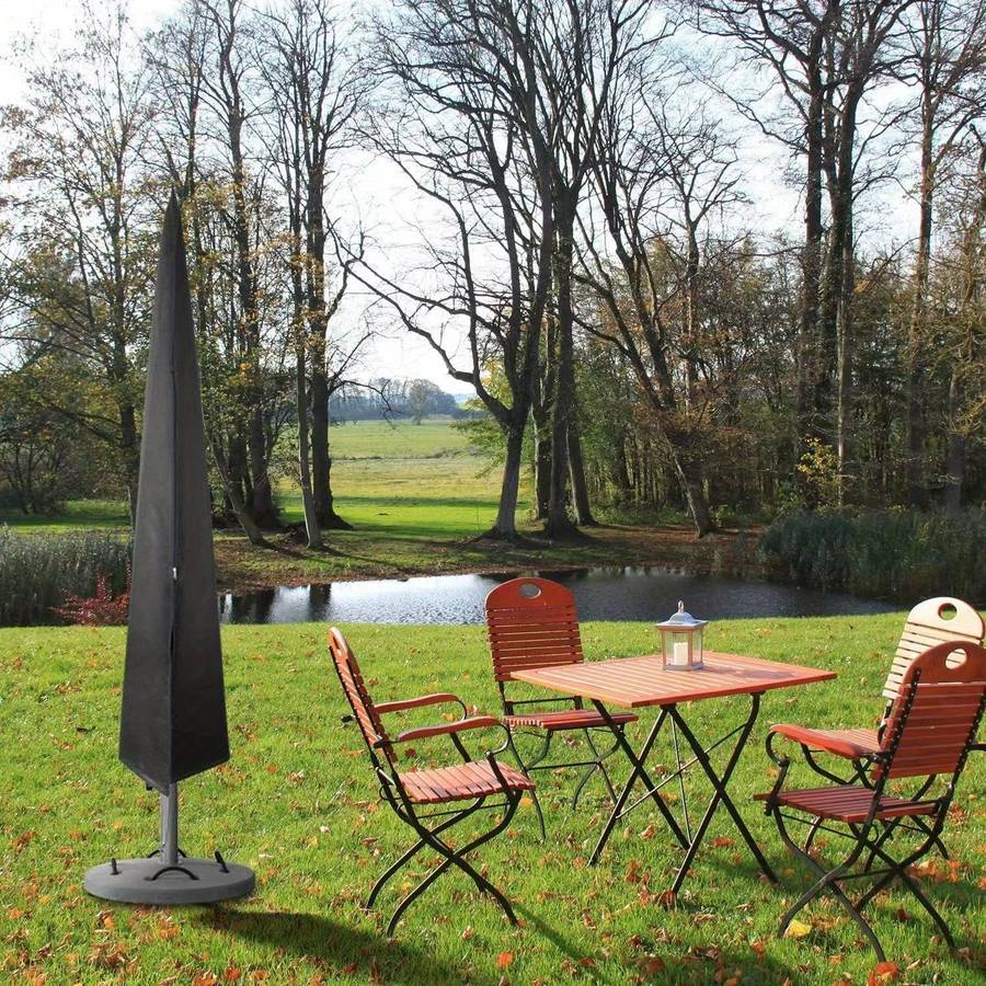 1pc Waterproof Umbrella Cover - Uv Protection, Dustproof, Fits 84-125 Inch Market Umbrellas