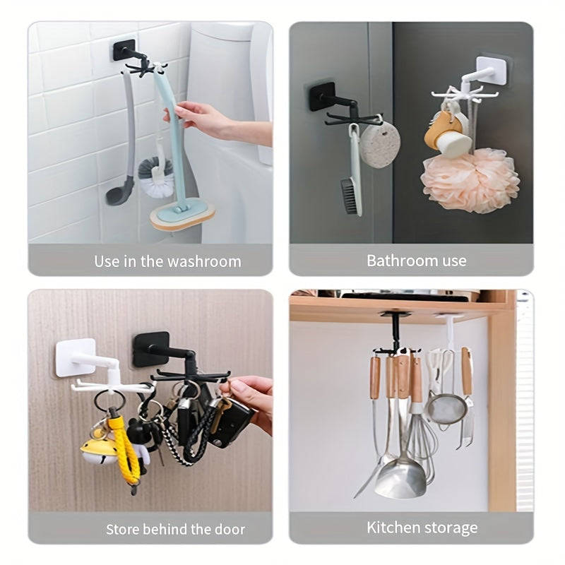 1 Piece Of Punch-Free 360-Degree Rotating Hook Multi-