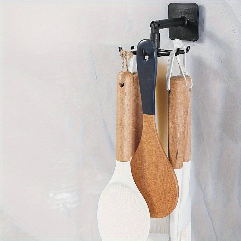 1 Piece Of Punch-Free 360-Degree Rotating Hook Multi-