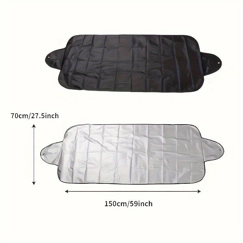 1 Easy-To-Fold Four Seasons Car Windshield Cover