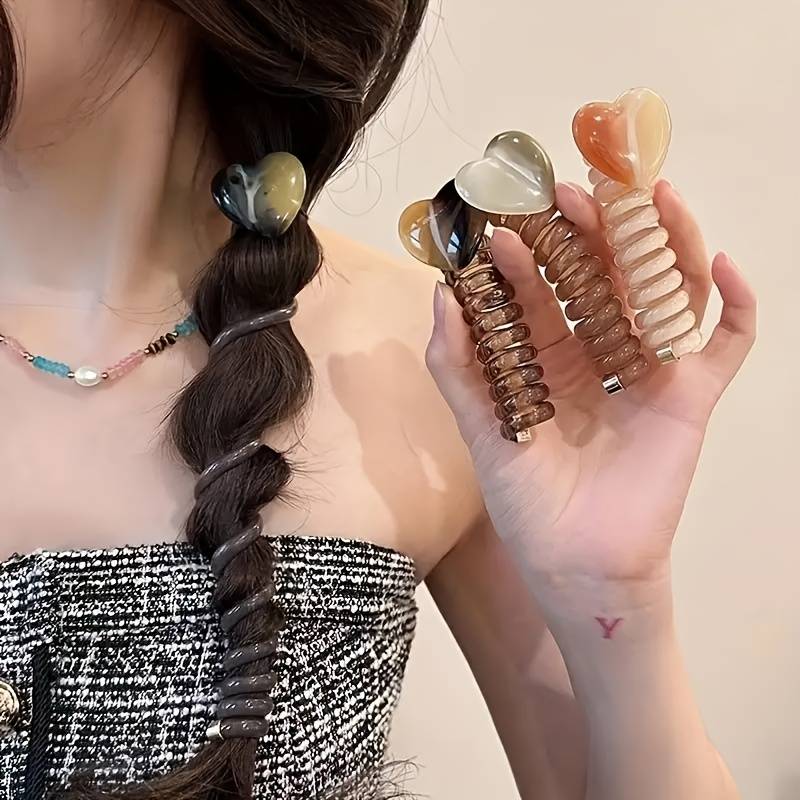 Elegant Spiral Hair Ties