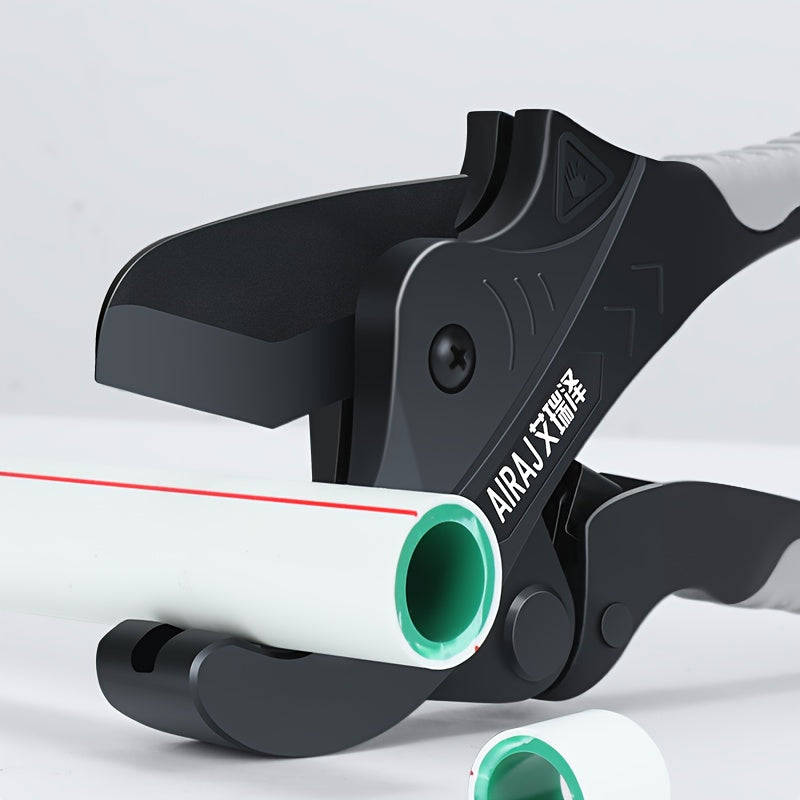 1x Airaj Heavy Duty Ratchet Pvc Pipe Cutter