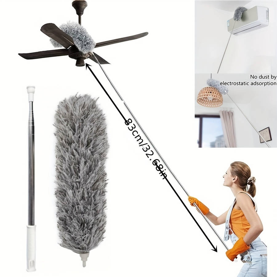 1pc Extendable Microfiber Duster