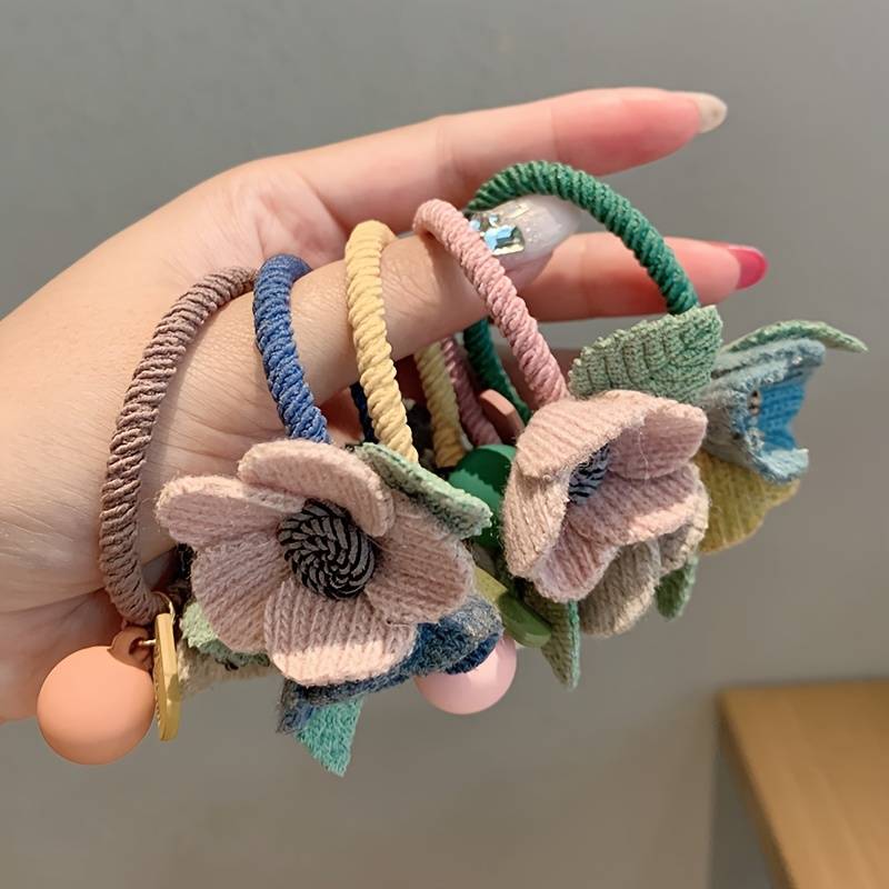 Elegant Rose Hair Tie