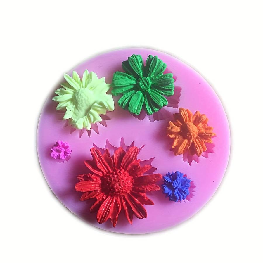 1pc 3D Flower Silicone Mold