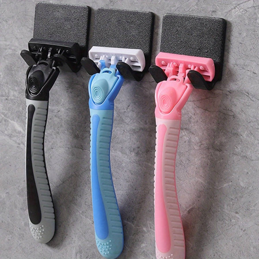 2pcs Wall Mounted Razor Holder