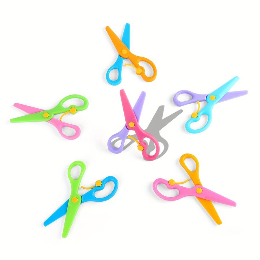 Cute Colorful Labor-Saving Safety Scissors