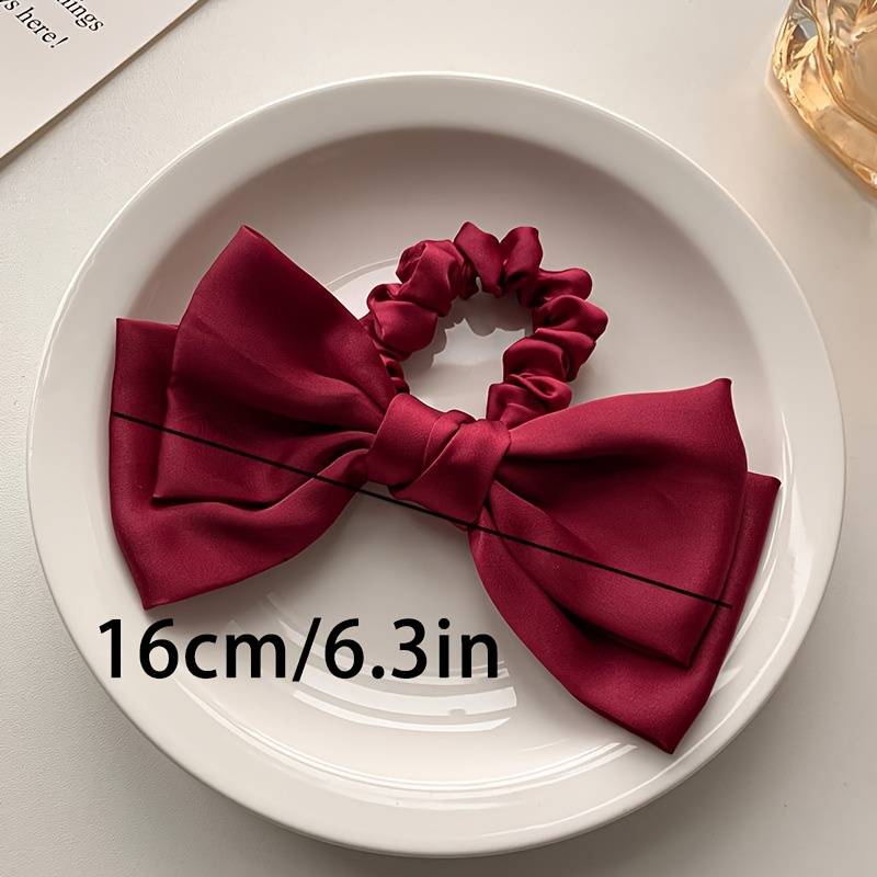 Elegant Bow Hair Ties for Women