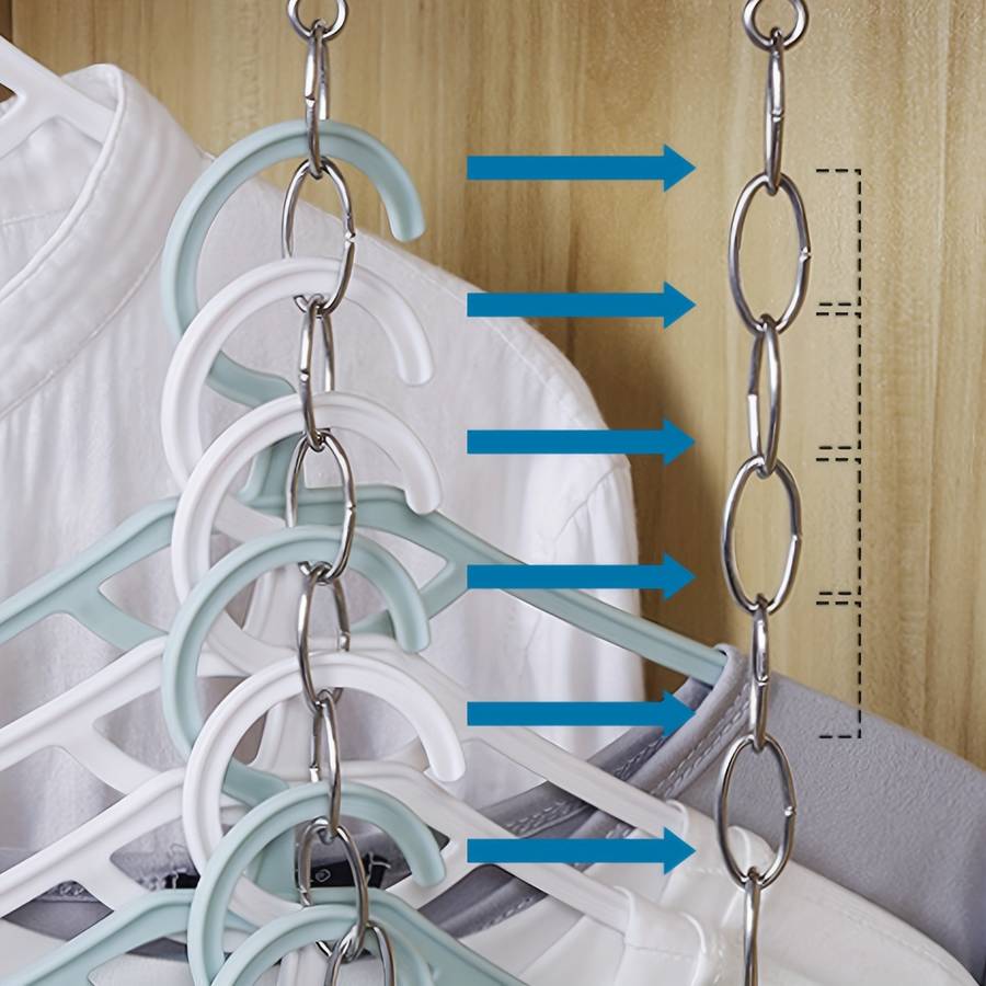 Stainless Steel Clothes Chain Wardrobe Storage Chain