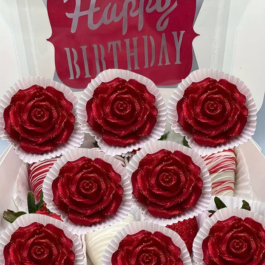 1pcs Rose Flowers Silicone Molds