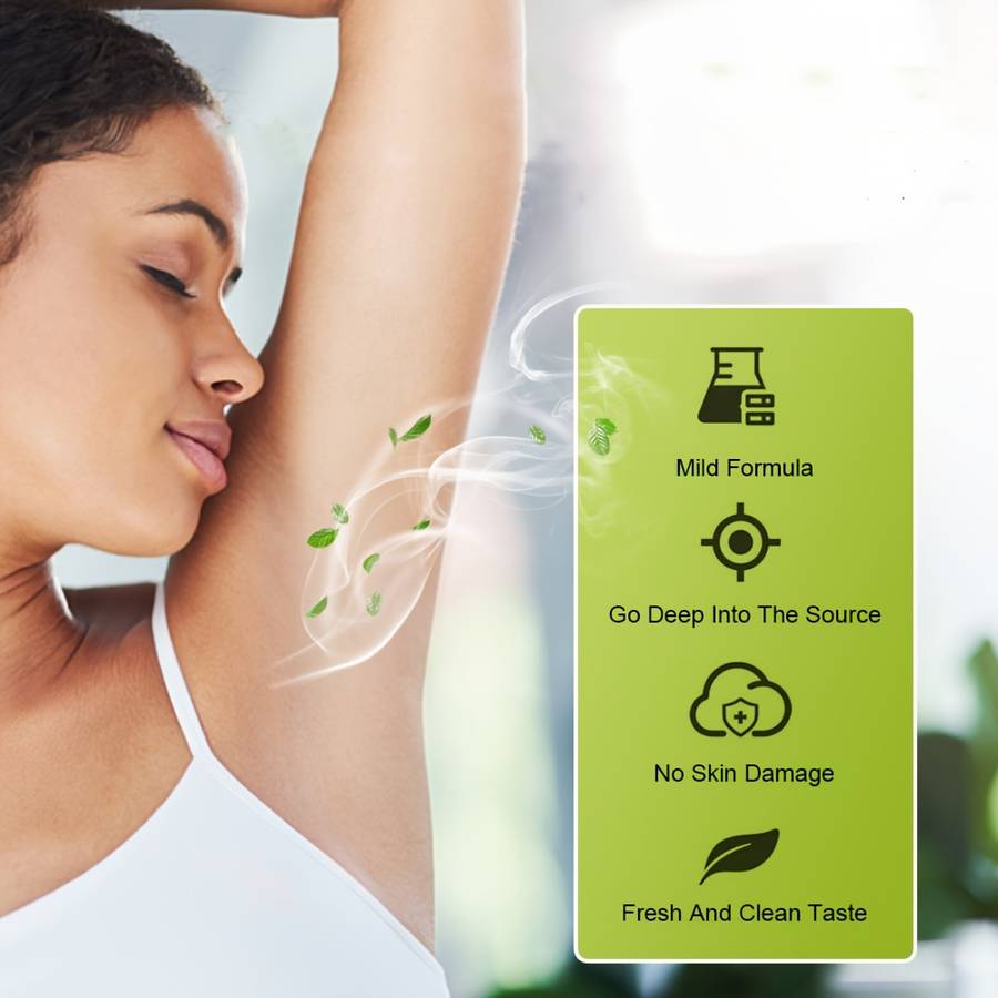 Sweat odor control cream