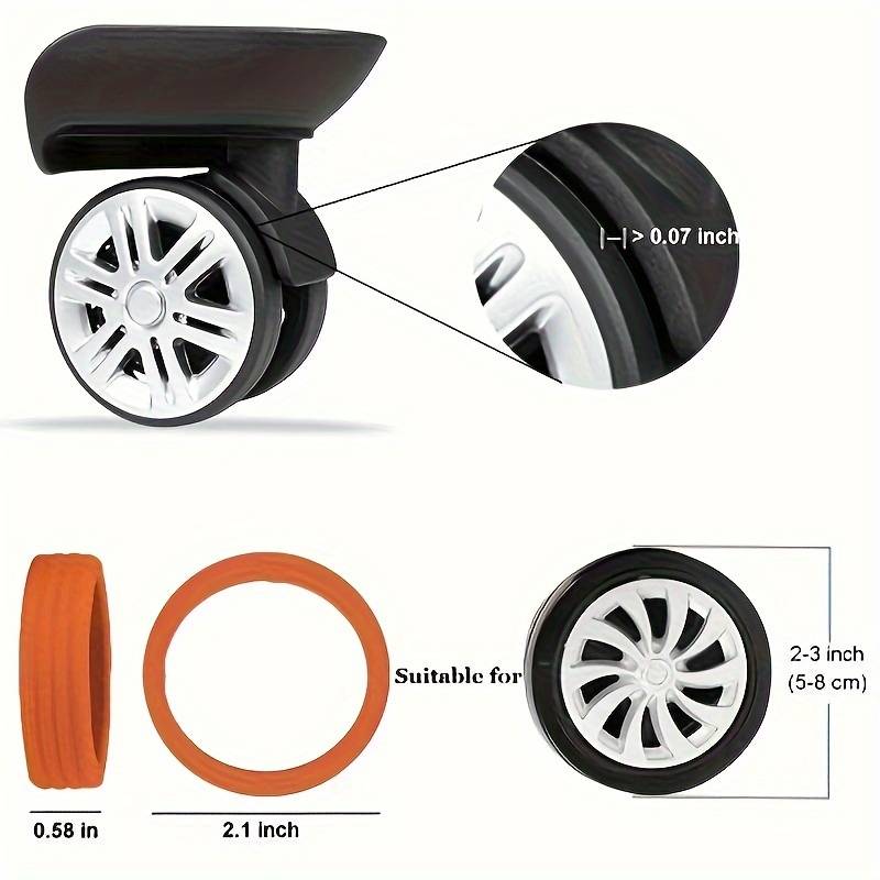 Silent Luggage Wheel Protectors Set