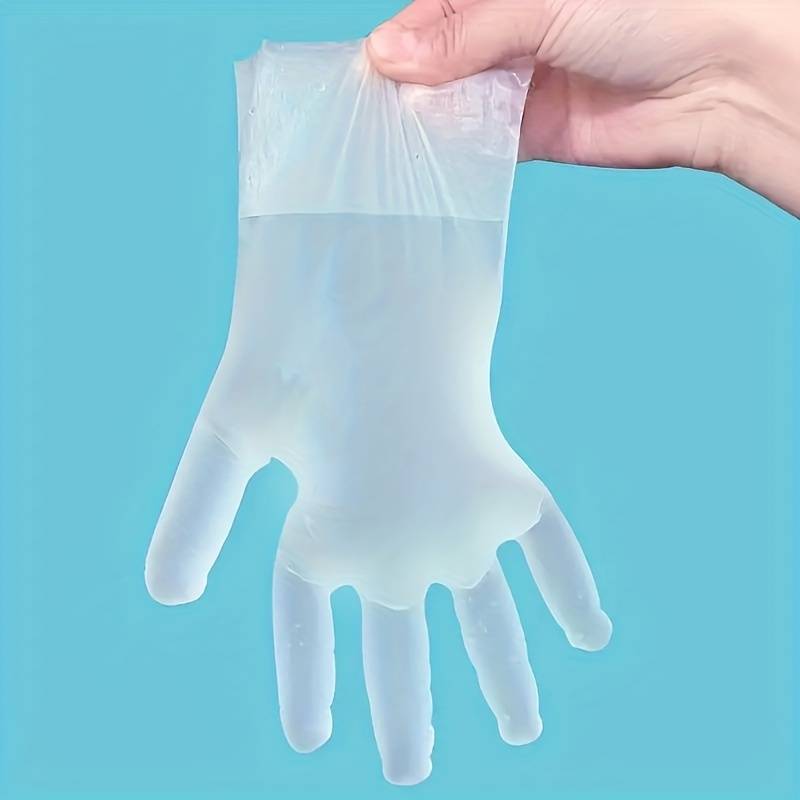 100pcs Catering Food Grade Disposable TPE Gloves