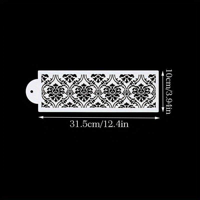 1pc Elegant Lace Flower Cake Border Spray Mold