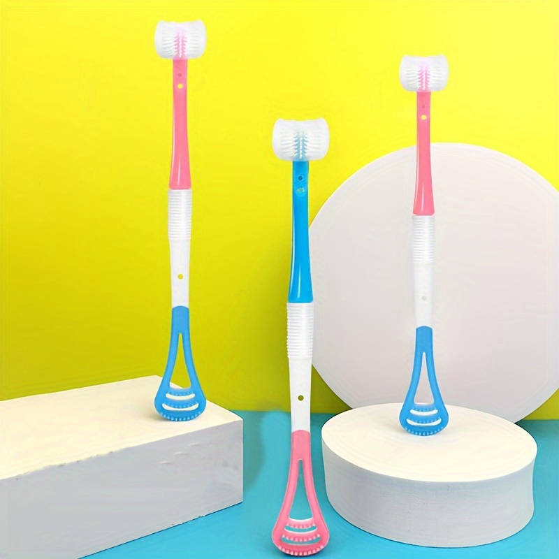 3-Sided U-Shape Silicone Toothbrush