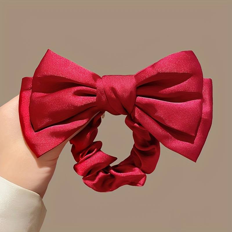 Elegant Bow Hair Ties for Women